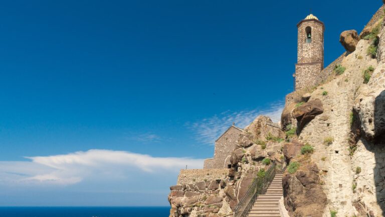 Una parte del castello di Castelsardo