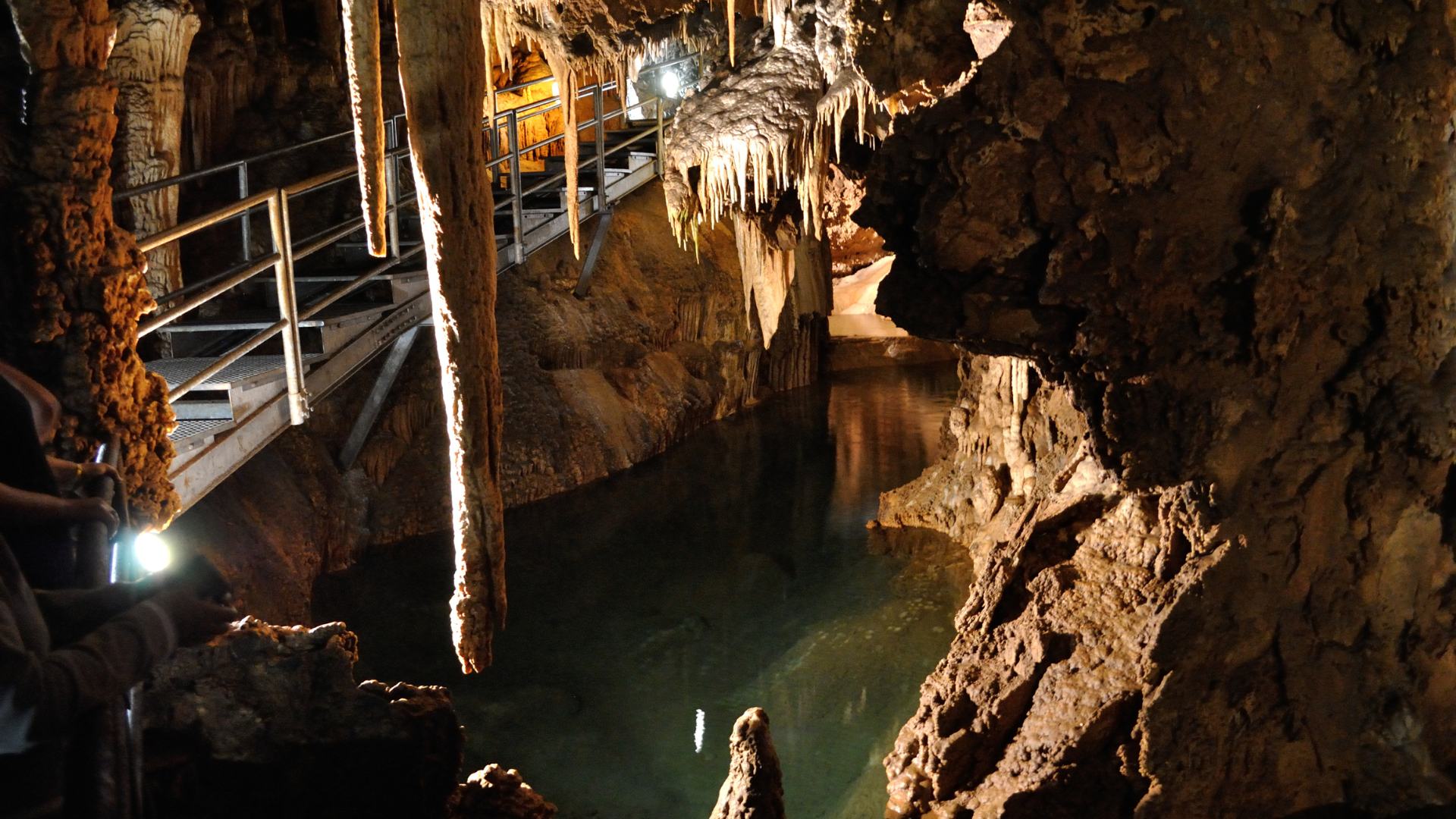 Interno della Grotta di Su Mannau a Fluminimaggiore