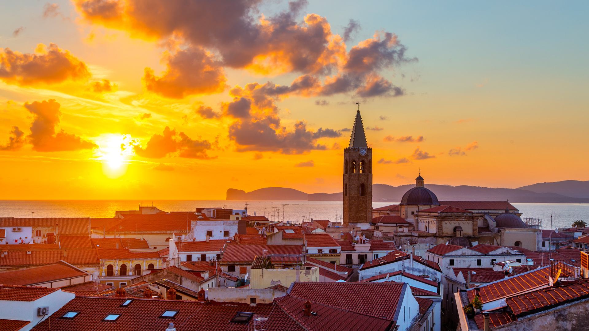 Tramonto su Alghero